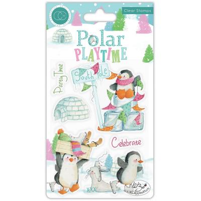 Craft Consortium Polar Playtime Clear Stamps - Playtime
